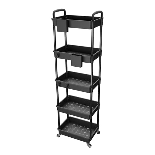 3 Tier Rolling Cart with Drawer