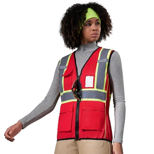 11 color Ladies High Vis Reflective Safety Vest for Women
