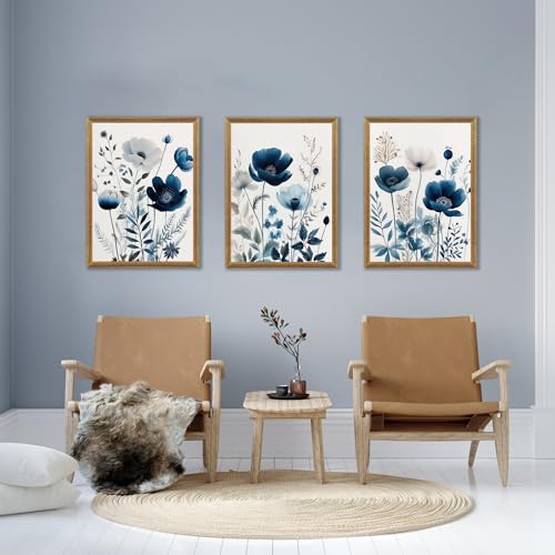 3 Pieces Framed Canvas Wall Art
