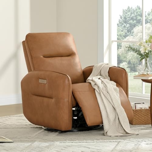 Leather Power Recliner Chair for Living Room