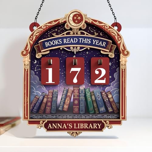 Personalized Books Read This Year Counter