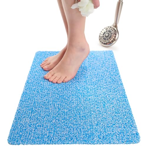Non Slip Shower Mat Soft PVC Loofah Inside or Outside Showers