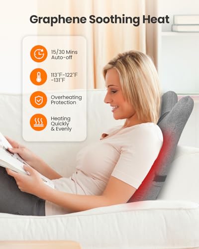 Heated Lumbar Support Pillow for Office Chair