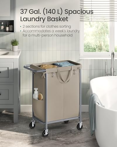 Laundry Basket with Wheels