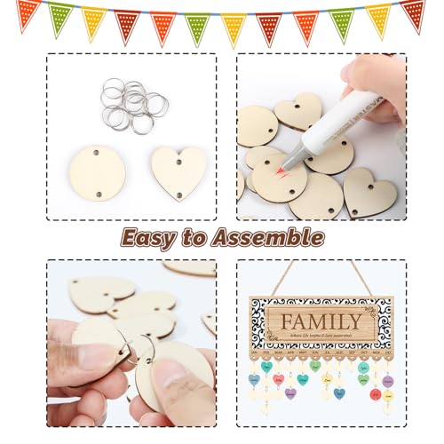 KAlRNE Birthday Wooden Wall Hanging Decor