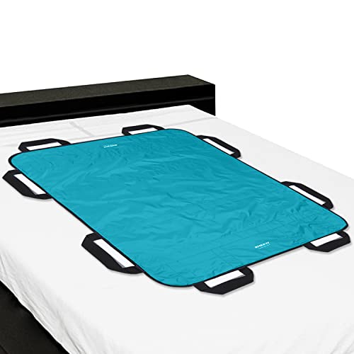 Multipurpose 48" x 40" Positioning Bed Pad with Reinforced Handles