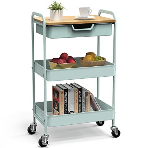 Utility Rolling Cart with Table Top