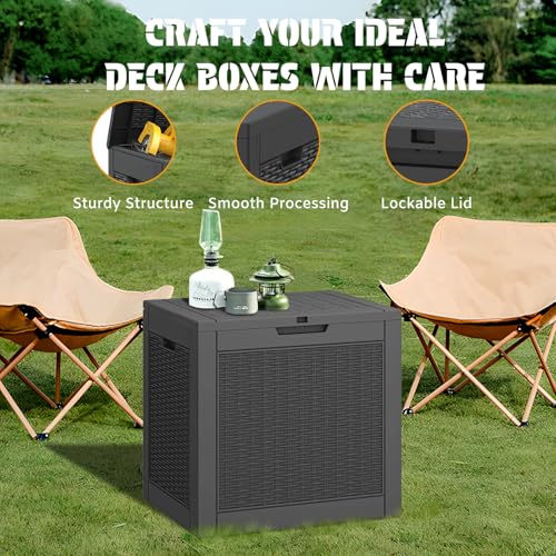 Outdoor Storage Box Waterproof Outside Deck Boxes
