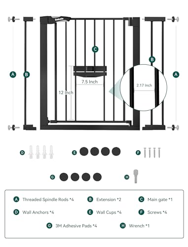 New Version Baby Gate with Cat Door