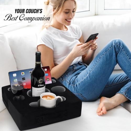 Couch Cup Holder Pillow Tray