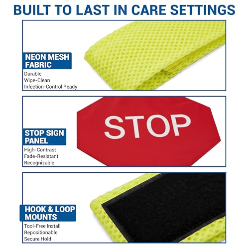 Stop Strip with Alerts and Hook & Loop Mounts for Doorway Exits