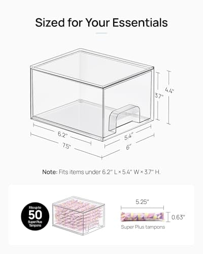 Stackable Storage Drawers Small & Wide & High & Mini