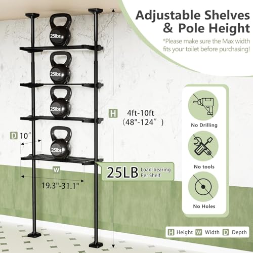 Over The Toilet Storage Shelf 4