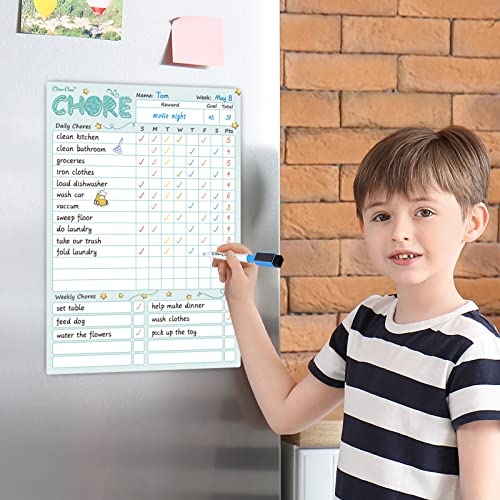 Magnetic Dry Erase Chore Chart