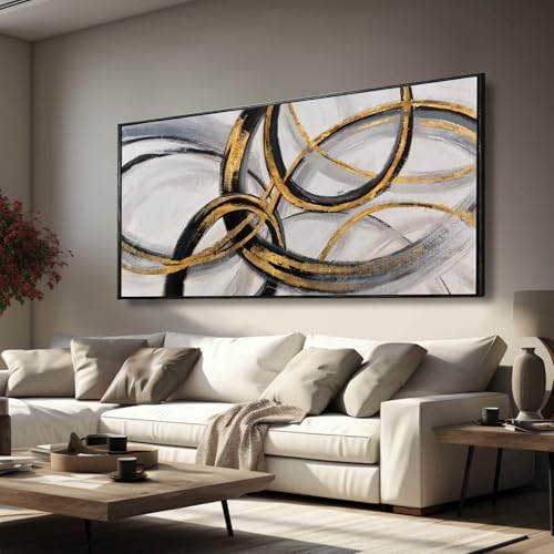 Green Wall Art Large Artwork Pink Wall Decor Abstract Wall Decorations Black Art White Flowers Paintings Plum Blossom Room Decor