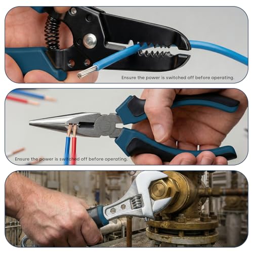 General Household Hand Tool Kit with Storage Toolbox