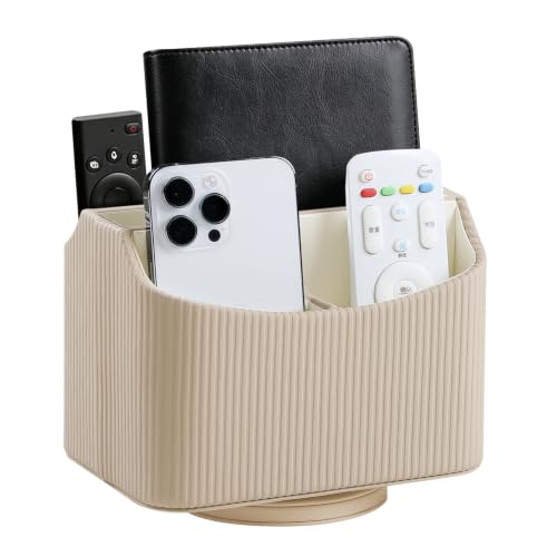 360° Rotating TV Remote Control Holder Desk Remote Organizer
