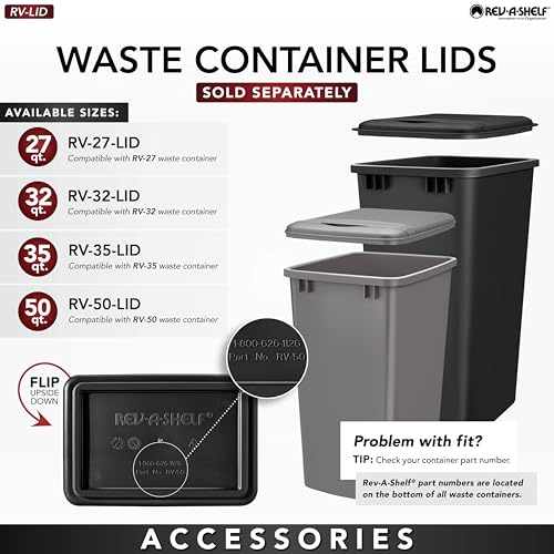 Steel Double Pullout Waste Container with Soft