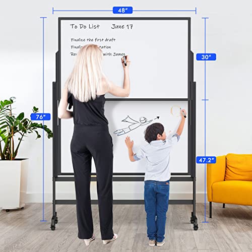 Dry Erase Whiteboard Height Adjustable