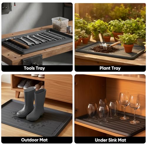 Rubber Boot Tray for Entryway