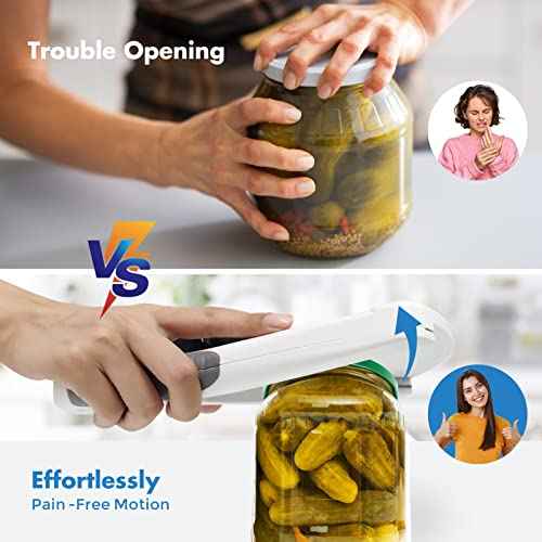 Jar Opener Effortless Jar Opener for Weak Hands & Seniors With Arthritis Jar Lid Opener for Arthritic Hands