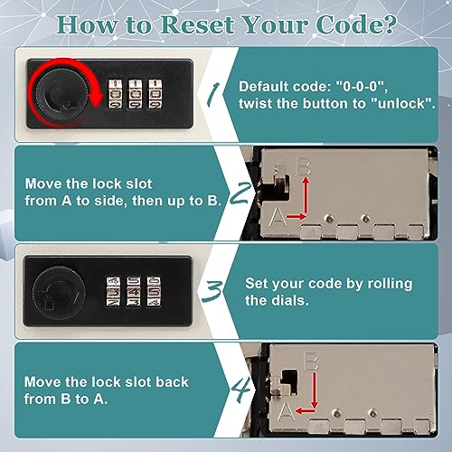 Key Lock Box Wall Mount