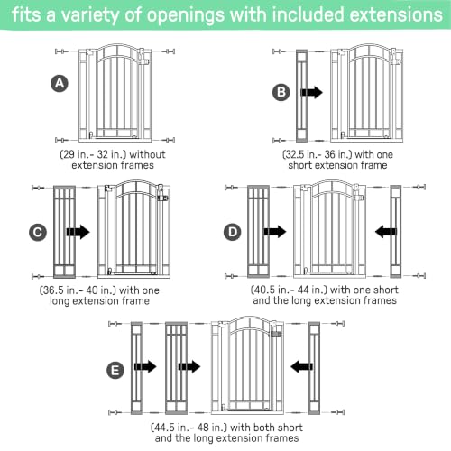 Decorative Extra Tall Baby Gate & Dog Gate