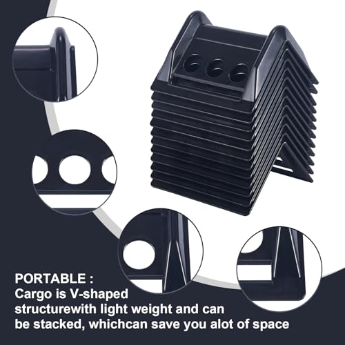 24 Pack 4" Flatbed Edge Protectors with Carrying Case