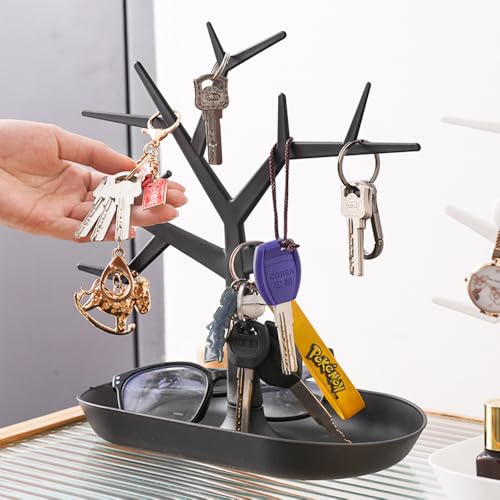 Tabletop Key Holder Stand Tree Key Rack