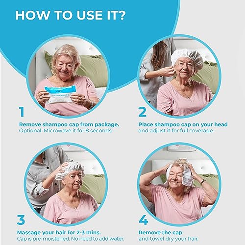Shampoo Caps No Rinse for Elderly and Bedridden Patients