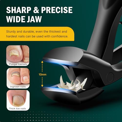 Ergonomic Handle Nail Clippers for Seniors