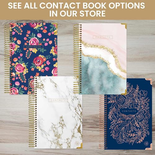 Hardcover Contacts Address Books