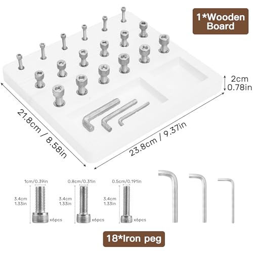Wooden Pegboard for Finger Dexterity