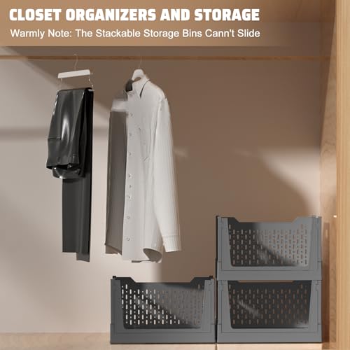 Stackable Plastic Storage Bins
