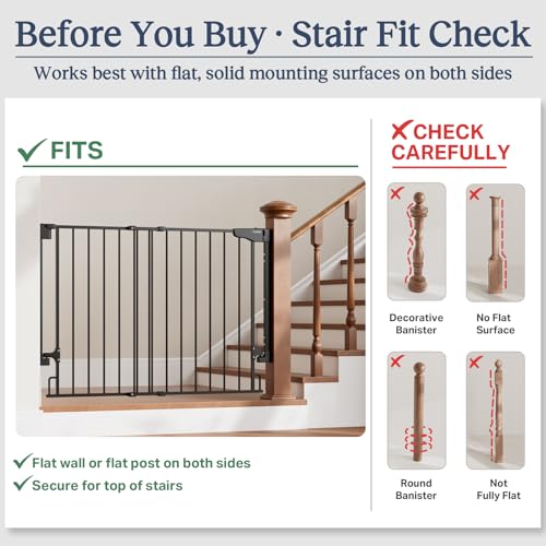 No Bottom Bar Baby Gate