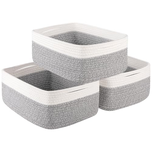 Storage Baskets for Organizing 3 Pack