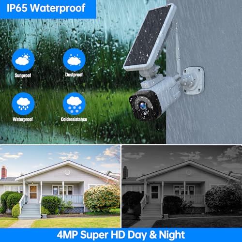 Solar Security Cameras Wireless Outdoor