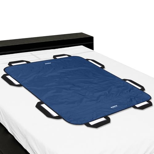Multipurpose 48" x 40" Positioning Bed Pad with Reinforced Handles