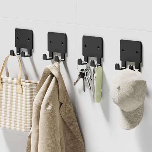 Key Holder for Wall Key Hooks with Tray and 6 Hooks