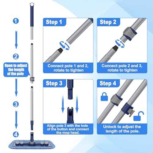 Microfibre Floor Mop for Cleaning Floors