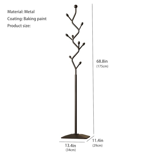 Tree shaped coat rack stand