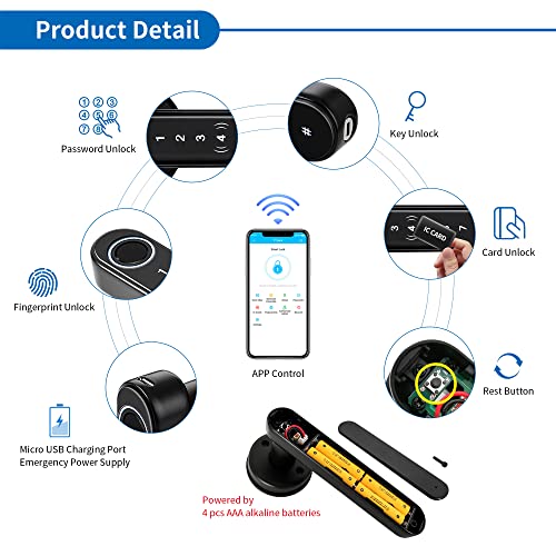 Smart Lock Fingerprint Door Lock
