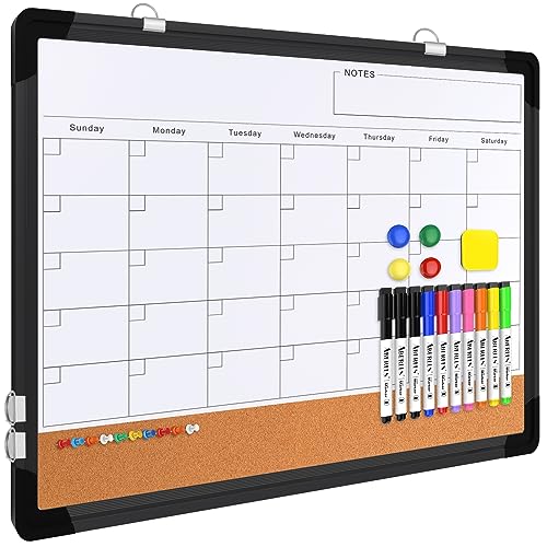 Monthly Calendar Whiteboard for Wall