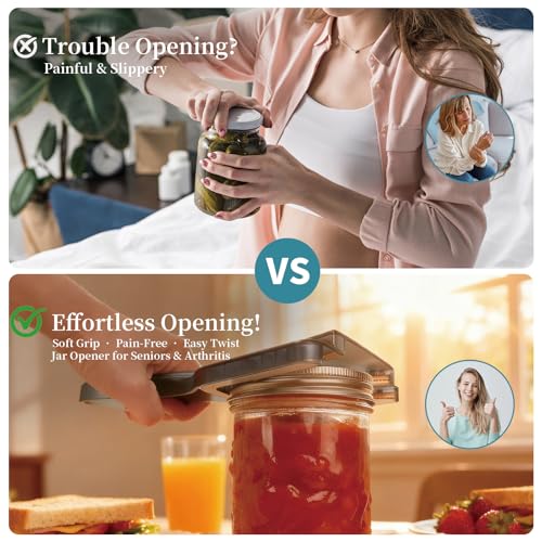 Jar Opener for Weak Hands & Seniors with Arthritis