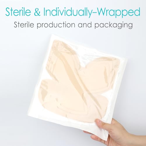 Heel Bordered Silicone Foam Dressing Waterproof Adhesive Sacral Bandages with Absorbent Padding for Elbow Wrist Foot Pressure Bed Sore Hip Knee Replacement Surgery