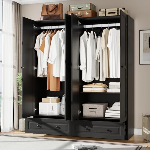 Armoire Wardrobe Closet with Drawers