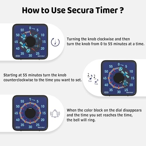 7.5 Inch Animal Pattern Visual Timer