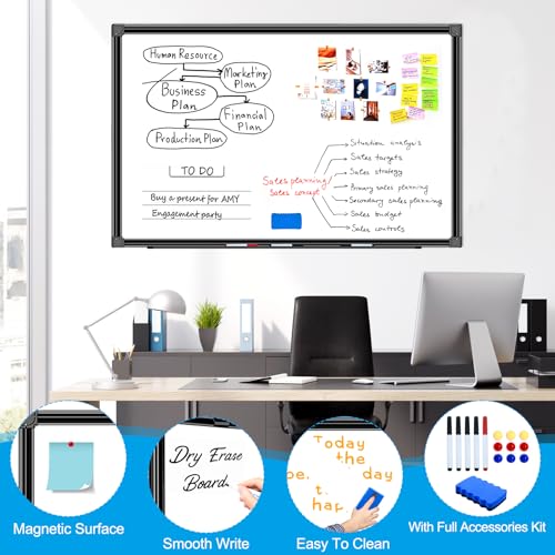 White Board with Black Frame