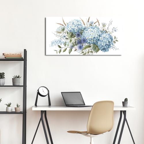 Large Floral Wall Art Grey Cream Brown Flowers Wall Decor Abstract Botanical Canvas Painting Artwork Simple Life Canvas Pictures for Living Room Bedroom Kitchen Home Office Decoration