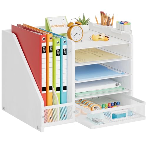 Desk Organizer with File Holder